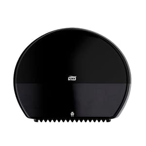 Dispensador Tork Mini para Papel Higiénico  Línea Elevation Negro  Smart Lock