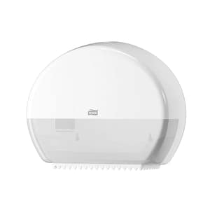 Dispensador Tork Mini para Papel Higiénico  Línea Elevation Blanco Smart Lock