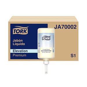 Jabón Líquido Suave Tork Aroma Fresco Línea Elevation 1000 ml  Pack 6 Botellas