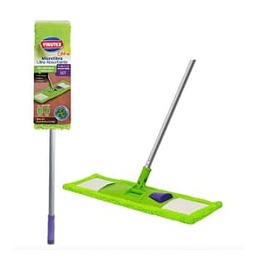 Mopa Plana de Microfibra 45 cm Virutex Creativa con Mango Extensible