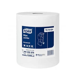 Paño de Limpieza Industrial Tork Wipe Advanced Doble hoja  525 Metros 