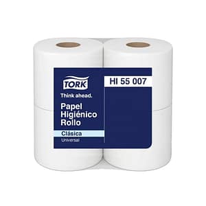 Papel Higiénico Tork Universal Hoja simple  50 Metros 48 Rollos