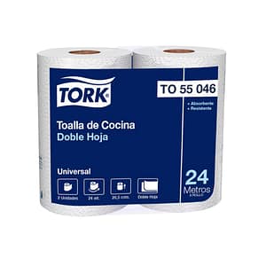 Toalla de Cocina Tork Universal Doble hoja  24 Metros  2 Rollos