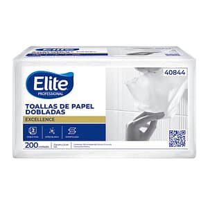 Toalla Interfoliada Elite Professional Doble hoja  18 x 200 Unidades